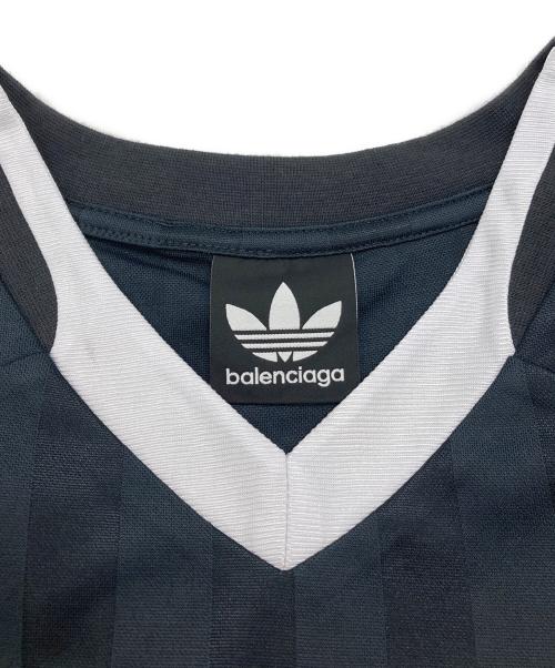 BALENCIAGA（バレンシアガ）BALENCIAGA (バレンシアガ) adidas (アディダス) ゲームシャツ ブラック サイズ:2の古着・服飾アイテム