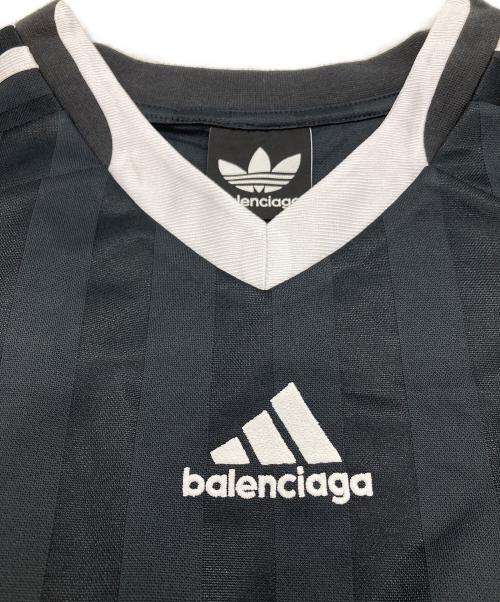 BALENCIAGA（バレンシアガ）BALENCIAGA (バレンシアガ) adidas (アディダス) ゲームシャツ ブラック サイズ:2の古着・服飾アイテム
