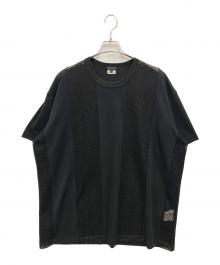 COMME des GARCONS HOMME PLUS（コムデギャルソンオムプリュス）の古着「エステルメッシュTシャツ」｜ブラック
