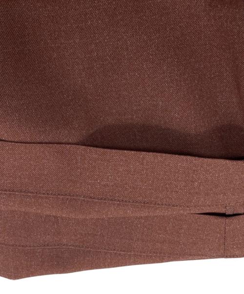 ISSEY MIYAKE MEN（イッセイミヤケメン）ISSEY MIYAKE MEN (イッセイミヤケメン) WOOL LIKE WINGS Tapered Trousers バーガンディー サイズ:4の古着・服飾アイテム
