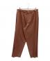 ISSEY MIYAKE MEN（イッセイミヤケメン）の古着「WOOL LIKE WINGS Tapered Trousers」｜バーガンディー