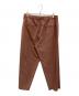 ISSEY MIYAKE MEN (イッセイミヤケメン) WOOL LIKE WINGS Tapered Trousers バーガンディー サイズ:4：18000円