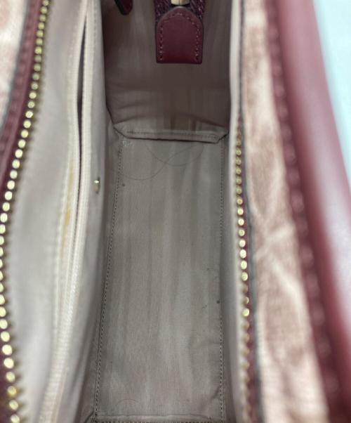 Kate Spade（ケイトスペード）Kate Spade (ケイトスペード) Flower Coated Canvas Medium ピンクの古着・服飾アイテム