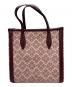Kate Spade（ケイトスペード）の古着「Flower Coated Canvas Medium」｜ピンク
