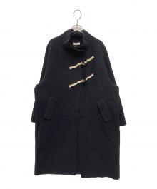 FASHIRU（ファシル）の古着「ウールロングダッフルコート」｜ネイビー