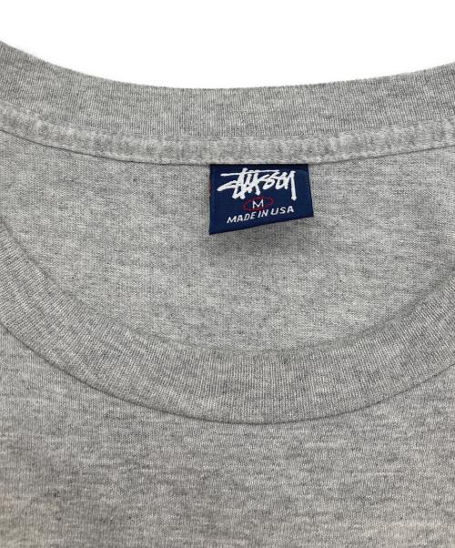 stussy（ステューシー）stussy (ステューシー) ドラゴンプリントTシャツ グレー サイズ:Mの古着・服飾アイテム