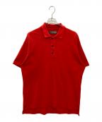 Y's for menワイズフォーメン）の古着「LOGO EMBROIDERY POLO」｜レッド