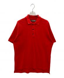 Y's for men（ワイズフォーメン）の古着「LOGO EMBROIDERY POLO」｜レッド