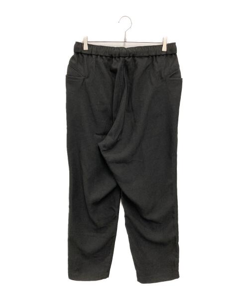 Stripes For Creative（ストライプ フォー クリエイティブ）Stripes For Creative (ストライプ フォー クリエイティブ) WIDE TAPERED EASY PANTS WOOL HERRINGBONE ブラック サイズ:L 未使用品の古着・服飾アイテム