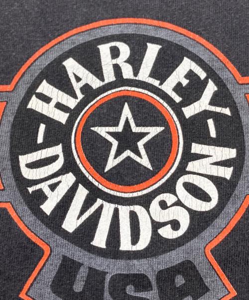 HARLEY-DAVIDSON（ハーレーダビッドソン）HARLEY-DAVIDSON (ハーレーダビッドソン) 【古着】プリントTシャツ ブラック サイズ:Lの古着・服飾アイテム