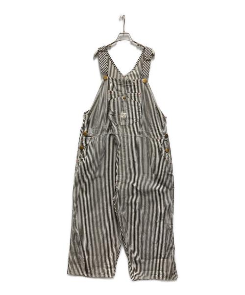 orSlow（オアスロウ）orSlow (オアスロウ) BEAMS BOY (ビームスボーイ) 別注 COMMERCIAL OVERALL ホワイト×ネイビー サイズ:FREEの古着・服飾アイテム