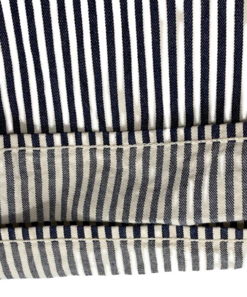 orSlow（オアスロウ）orSlow (オアスロウ) BEAMS BOY (ビームスボーイ) 別注 COMMERCIAL OVERALL ホワイト×ネイビー サイズ:FREEの古着・服飾アイテム