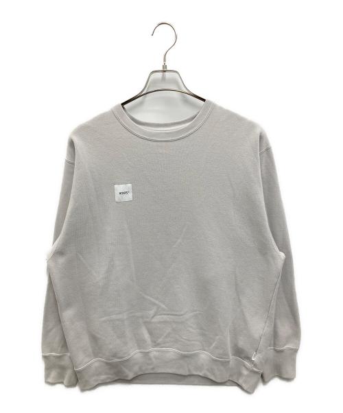 WTAPS（ダブルタップス）WTAPS (ダブルタップス) HOME BASE / CREW NECK グレー サイズ:1の古着・服飾アイテム