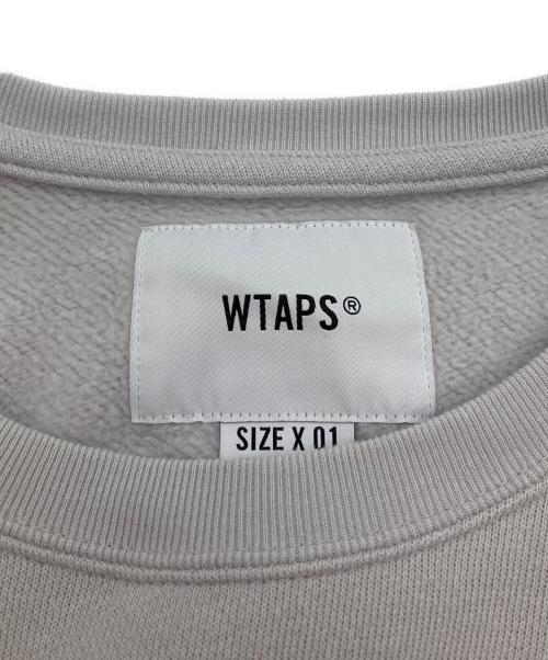 WTAPS（ダブルタップス）WTAPS (ダブルタップス) HOME BASE / CREW NECK グレー サイズ:1の古着・服飾アイテム
