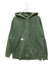 WTAPS（ダブルタップス）の古着「AII/ZIP HOODY」｜グリーン