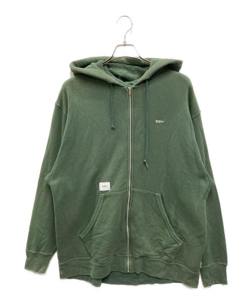 WTAPS（ダブルタップス）WTAPS (ダブルタップス) AII/ZIP HOODY グリーン サイズ:SIZE 3の古着・服飾アイテム