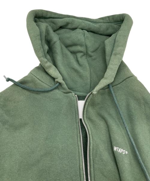 WTAPS（ダブルタップス）WTAPS (ダブルタップス) AII/ZIP HOODY グリーン サイズ:SIZE 3の古着・服飾アイテム