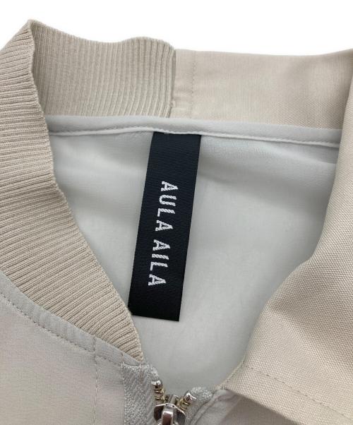 AULA AILA（アウラアイラ）AULA AILA (アウラアイラ) DENIM COMBINATION BLOUSON ベージュの古着・服飾アイテム