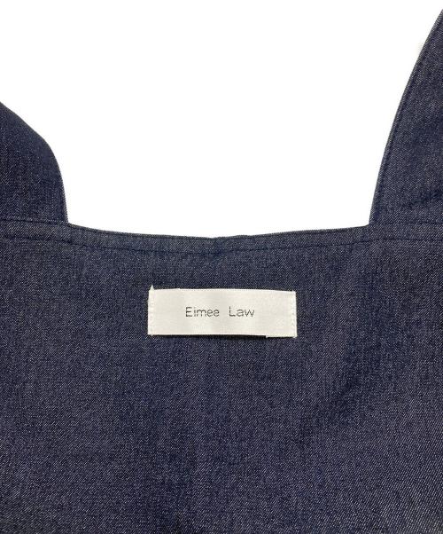eimee law（エイミーロウ）Eimee Law (エイミーロウ) ペインターロゴ刺繍サロペット インディゴ サイズ:FREEの古着・服飾アイテム