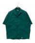 kolor/BEACON（カラービーコン）の古着「NYLON OVER DYE S/S SHIRT」｜グリーン
