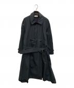 BALENCIAGAバレンシアガ）の古着「トレンチコート」｜ネイビー