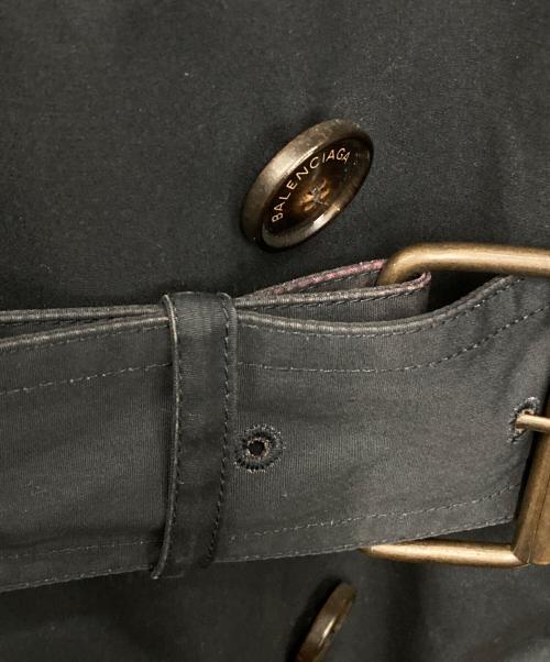 BALENCIAGA（バレンシアガ）BALENCIAGA (バレンシアガ) トレンチコート ネイビー サイズ:40の古着・服飾アイテム