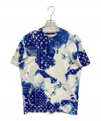 LOUIS VUITTONルイ ヴィトン）の古着「Monogram Bandana Print S/S TEE」｜ブルー