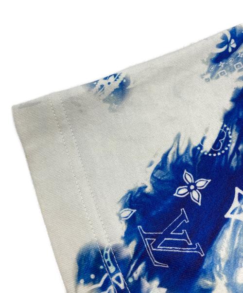 LOUIS VUITTON（ルイ ヴィトン）LOUIS VUITTON (ルイ ヴィトン) Monogram Bandana Print S/S TEE ブルー サイズ:Sの古着・服飾アイテム
