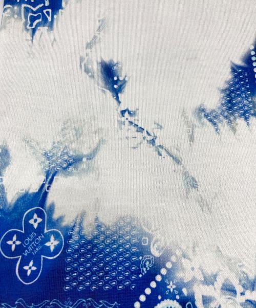 LOUIS VUITTON（ルイ ヴィトン）LOUIS VUITTON (ルイ ヴィトン) Monogram Bandana Print S/S TEE ブルー サイズ:Sの古着・服飾アイテム