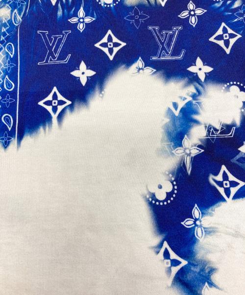 LOUIS VUITTON（ルイ ヴィトン）LOUIS VUITTON (ルイ ヴィトン) Monogram Bandana Print S/S TEE ブルー サイズ:Sの古着・服飾アイテム