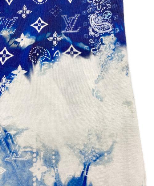 LOUIS VUITTON（ルイ ヴィトン）LOUIS VUITTON (ルイ ヴィトン) Monogram Bandana Print S/S TEE ブルー サイズ:Sの古着・服飾アイテム