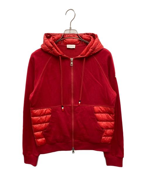 MONCLER（モンクレール）MONCLER (モンクレール) MAGLIA CARDIGAN レッド サイズ:Ｍの古着・服飾アイテム