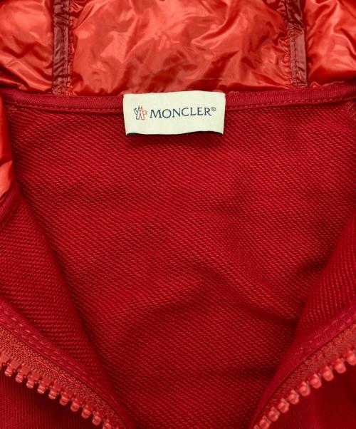 MONCLER（モンクレール）MONCLER (モンクレール) MAGLIA CARDIGAN レッド サイズ:Ｍの古着・服飾アイテム