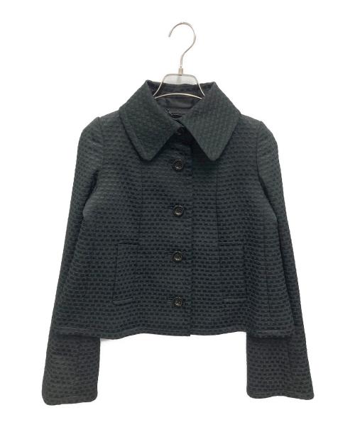 BURBERRY（バーバリー）BURBERRY (バーバリー) 裏地チェック ジャケット スカートセットアップ ブラック サイズ:38の古着・服飾アイテム
