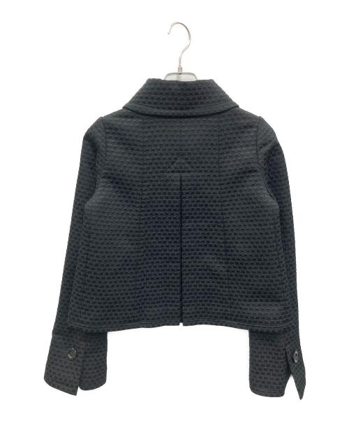 BURBERRY（バーバリー）BURBERRY (バーバリー) 裏地チェック ジャケット スカートセットアップ ブラック サイズ:38の古着・服飾アイテム