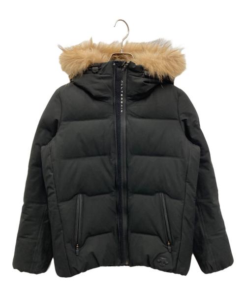 DESCENTE ALLTERRAIN（デザイント オルテライン）Descente ALLTERRAIN (デザイント オルテライン) タヌキ ファーフード ダウンジャケット ブラック サイズ:Mの古着・服飾アイテム