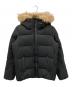 Descente ALLTERRAIN（デザイント オルテライン）の古着「タヌキ ファーフード ダウンジャケット」｜ブラック