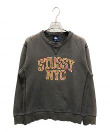 stussy（ステューシー）の古着「カレッジロゴスウェット」｜グレー