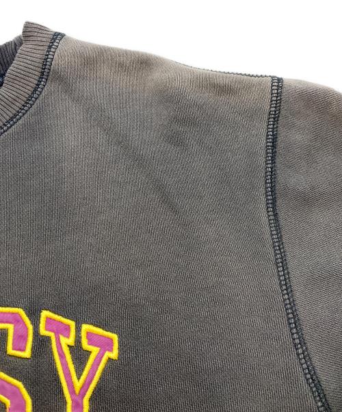 stussy（ステューシー）stussy (ステューシー) カレッジロゴスウェット グレー サイズ:Lの古着・服飾アイテム