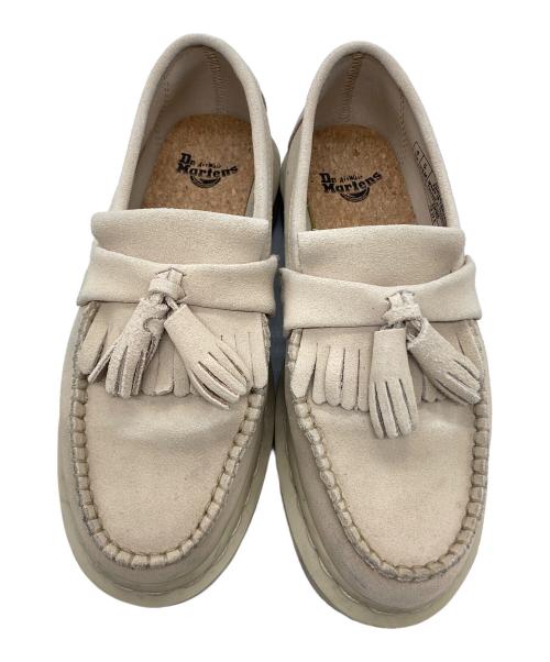 Dr.Martens（ドクターマーチン）Dr.Martens (ドクターマーチン) ADRIAN MONO エイドリアン タッセルローファー アイボリー サイズ:37の古着・服飾アイテム