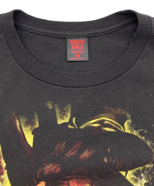 GEEKS RULE（ギークスルール）GEEKS RULE (ギークスルール) プリントTシャツ ブラック サイズ:Lの古着・服飾アイテム