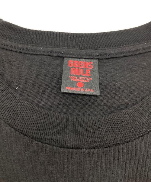 GEEKS RULE（ギークスルール）GEEKS RULE (ギークスルール) プリントTシャツ ブラック サイズ:Lの古着・服飾アイテム