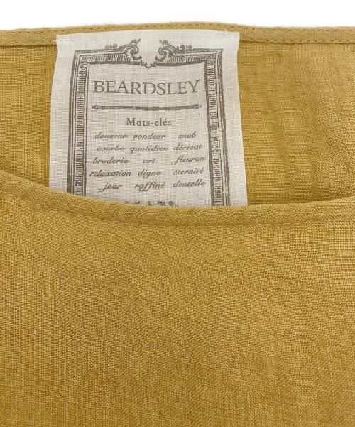 BEARDSLEY（ビアズリー）BEARDSLEY (ビアズリー) リネンバルーンポケワンピース イエロー サイズ:FREEの古着・服飾アイテム