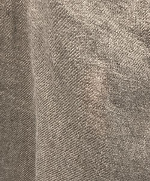 BEARDSLEY（ビアズリー）BEARDSLEY (ビアズリー) 起毛リネンBIGワンピース カーキ サイズ:FREEの古着・服飾アイテム