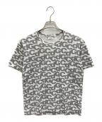 COMME des GARCONSコムデギャルソン）の古着「総柄Tシャツ」｜ホワイト×グレー