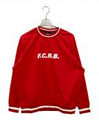 F.C.R.B.エフシーレアルブリストル）の古着「AUTHENTIC LOGO RIBBED TRAINING PISTE」｜レッド
