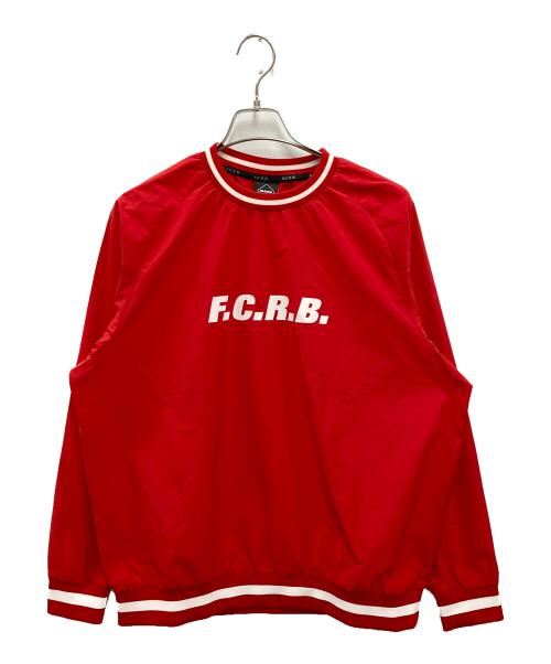 F.C.R.B.（エフシーレアルブリストル）F.C.R.B. (エフシーレアルブリストル) AUTHENTIC LOGO RIBBED TRAINING PISTE レッド サイズ:Mの古着・服飾アイテム