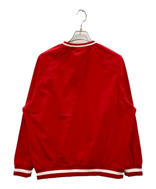 F.C.R.B.（エフシーレアルブリストル）F.C.R.B. (エフシーレアルブリストル) AUTHENTIC LOGO RIBBED TRAINING PISTE レッド サイズ:Mの古着・服飾アイテム
