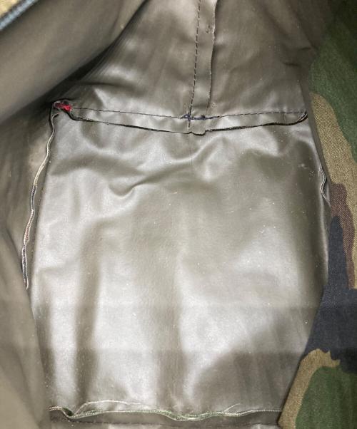 Herve Chapelier（エルベシャプリエ）Herve Chapelier (エルベシャプリエ) 迷彩柄  舟形 トートバッグ カーキの古着・服飾アイテム