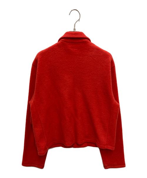 YOHJI YAMAMOTO（ヨウジヤマモト）YOHJI YAMAMOTO (ヨウジヤマモト) ウール シャツジャケット レッド サイズ:Mの古着・服飾アイテム